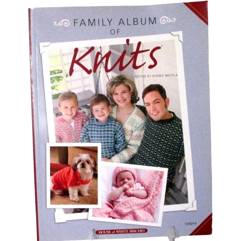 Family Album Of Knits - Knitting Pattern Book - Home Fashion Knit Projects
